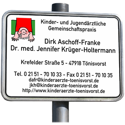 Praxis-Schild